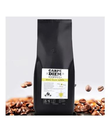 Kofcheg Coffee in Brazil grains Yellow Bourbon 1 kg - Buy Online on GoSupps.com
