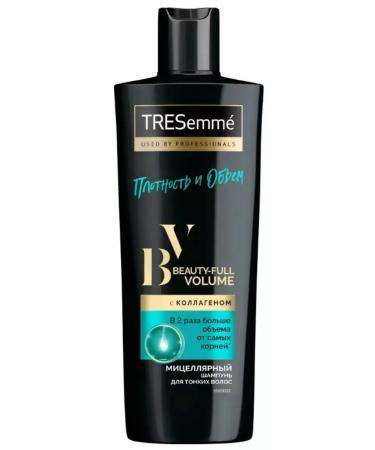 TRESemme Beauty-Full Volume shampoo to create a volume of 400 ml