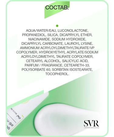 SVR Sebiaclear Active Gel from Black Points Act - Buy Online on GoSupps.com