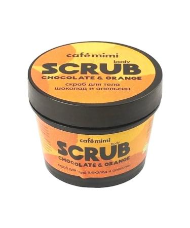 Cafe Mimi Body scrub chocolate and orange 120 gr