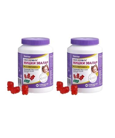 Evalar Baby formula Mishka Multivitamins 2 pcs