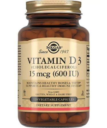 SOLGAR Vitamin D3 600MA