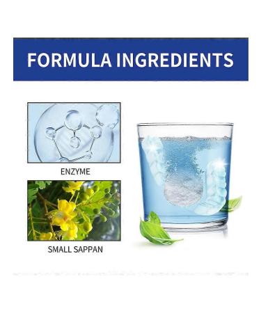 Dentures cleansing tablets 100 pcs ts 5pcs - Buy Online on GoSupps.com