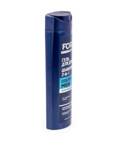 Forx Men Care Cool Power shower gel and male shampoo 2 in 1 400ml - Buy Online on GoSupps.com
