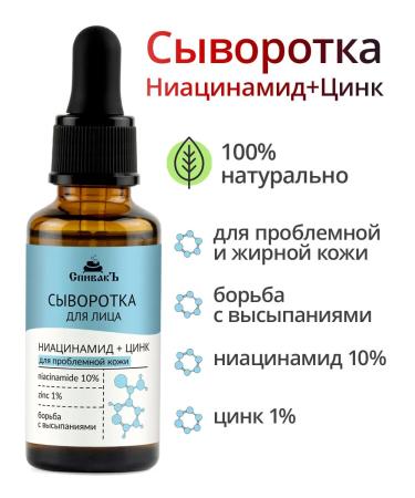 Spivak Niacinamide and zinc for problem skin