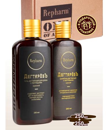 Repharm Couple Degtyarev shampoo and a male shower gel 250 ml - Buy Online on GoSupps.com