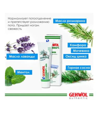 Gehwol Green balm with strong sweating legs FUSSKRAFT Green - Buy Online on GoSupps.com