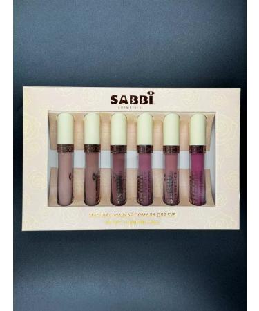Sabbi Cosmetics Set of lipstick sabbi 6 shades - Buy Online on GoSupps.com