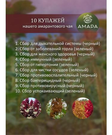 Amaranth tea from hypertension 50 g - Buy Online on GoSupps.com