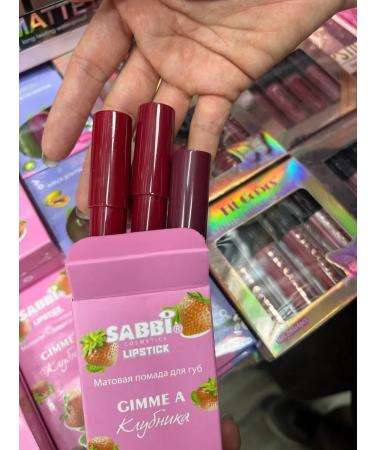 Sabbi Cosmetics Set of matte lipstick for lips 3pcs - Buy Online on GoSupps.com
