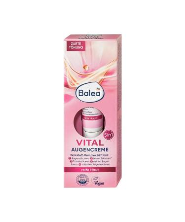 Balea Eye cream - Vital with a complex of 5 in 1 15 ml 1 pcs - Buy Online on GoSupps.com