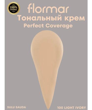 Flormar Tonal Cream PF COV FDT-100 Light IVORY NP 30ML - Buy Online on GoSupps.com