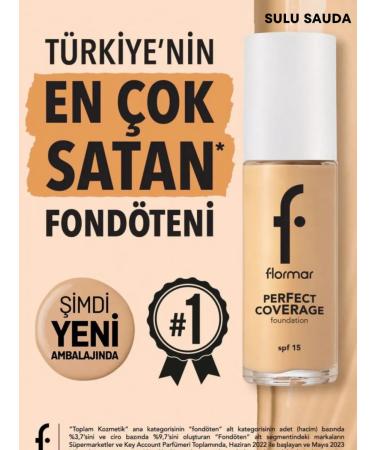 Flormar Tonal Cream PF COV FDT-100 Light IVORY NP 30ML - Buy Online on GoSupps.com