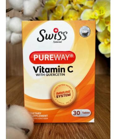 Swiss Vitamin C with bioflavonoids and quercetin T rkiye
