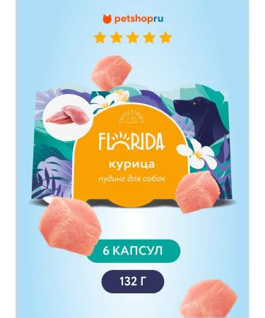 Florida Carnation Puding for dogs with chicken 132 g