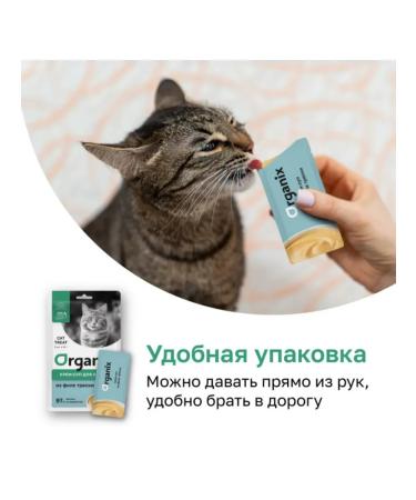 Organix Cream-soup for kittens and cats from cod fillet 75g - Buy Online on GoSupps.com