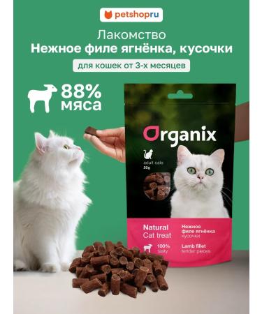 Organix Cotton treats pieces of lamb fillet 100% meat 50 g