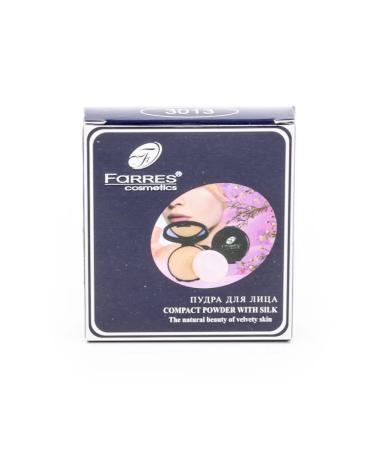 FARRES cosmetics compact face powder with silk 3013 tone 06