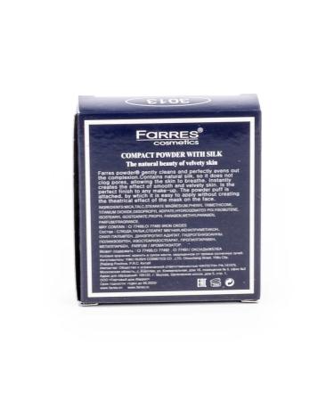 FARRES cosmetics compact face powder with silk 3013 tone 06 - Buy Online on GoSupps.com