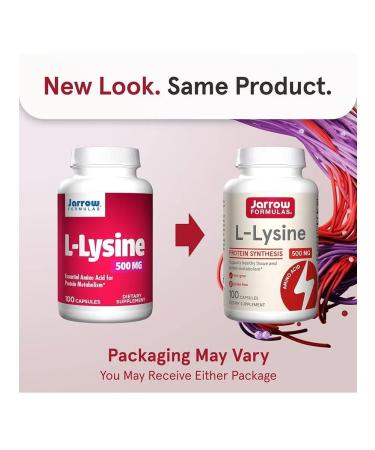 Jarrow Formulas Lizin l-lysine 500 mg 100 capsules - Buy Online on GoSupps.com
