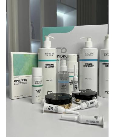 Renoderm Professional Lymphodnate mask for the face Biocular leaf 50 pcs - Buy Online on GoSupps.com