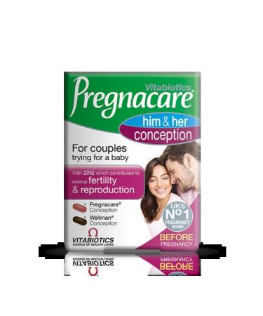 Vitabiotics Pregnacare Him & Her Conception 60 tablets England - Buy Online on GoSupps.com