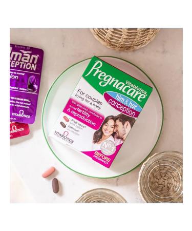 Vitabiotics Pregnacare Him & Her Conception 60 tablets England - Buy Online on GoSupps.com