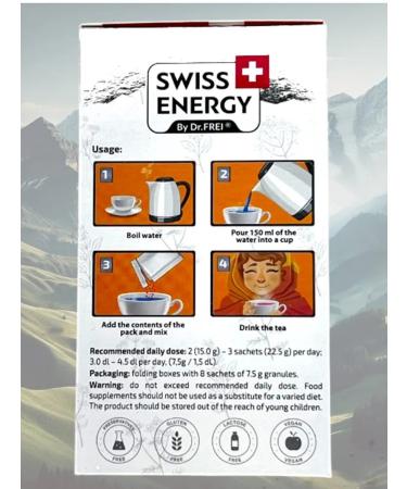 Swiss Energy Diet phytochas with mint and black currant - Buy Online on GoSupps.com