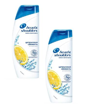 Head&Shoulders Citrus Fresh shampoo 600 ml 2 pcs