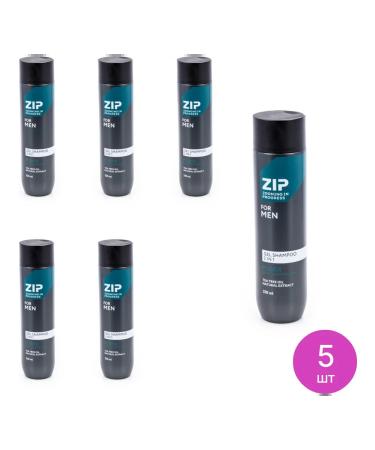 ZIP shampoo-gel 2v1 male s (set of 5 pcs)