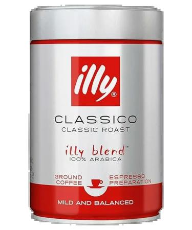 Ground illy Classico 250 grams coffee - Buy Online on GoSupps.com