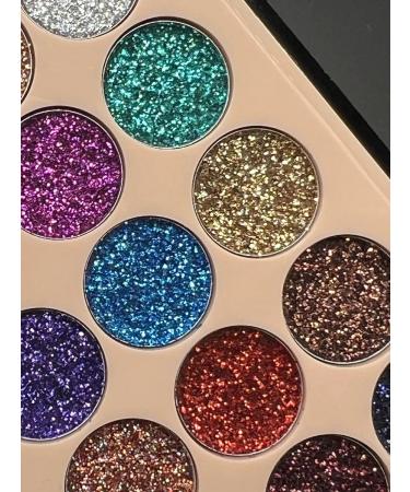 SeVen Cool Palette of eye shadows glitter 36 shades - Buy Online on GoSupps.com