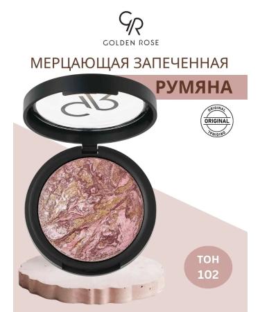 Golden Rose Flickering baked blush tone 102