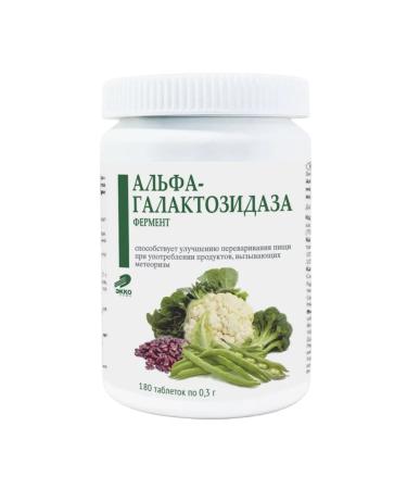 Enzyme alpha galactosidase 180 TB at 0 3 g 1