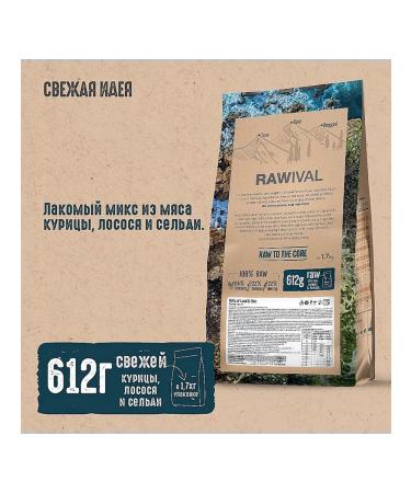 Rawival Dry food with chicken and fish for kittens 1.7 kg - Buy Online on GoSupps.com