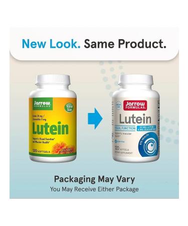 Jarrow Formulas Lutein (lutein) 20 mg 120 gel capsules - Buy Online on GoSupps.com