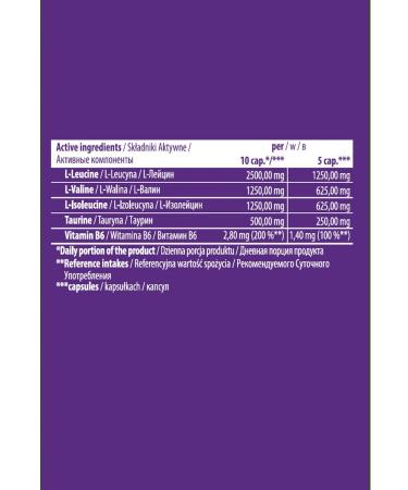 Trec Nutrition Super BCAA with taurin and vitamin B6 300 cap - Buy Online on GoSupps.com