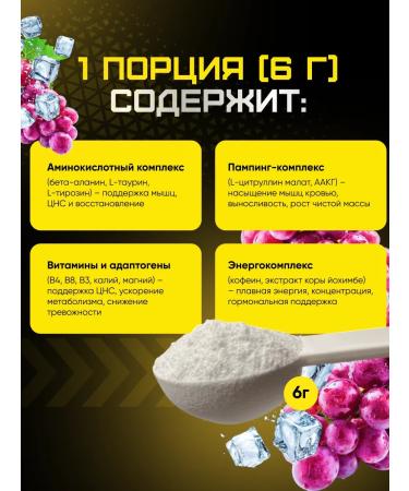 PAC Energy Boost Pacific Complex Ice Grapes - Buy Online on GoSupps.com