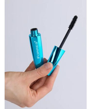 FARRES Mascara with a fluffy brush black - Buy Online on GoSupps.com