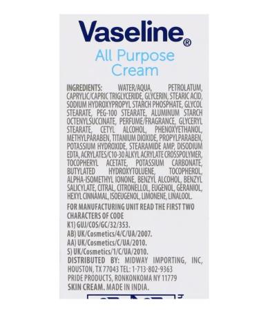 Vaseline Universal cream with glycerin and vitamin E 40 g - Buy Online on GoSupps.com