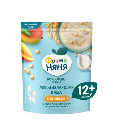 Frutonyanya Multicarp porridge with creamy-vanilla cookies 200g - Buy Online on GoSupps.com