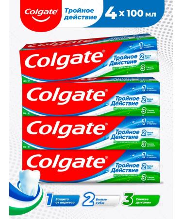 COLGATE Tailor toothpaste natural mint 100ml 4pcs