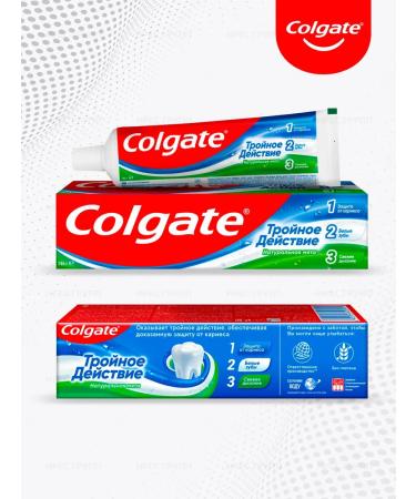 COLGATE Tailor toothpaste natural mint 100ml 4pcs - Buy Online on GoSupps.com