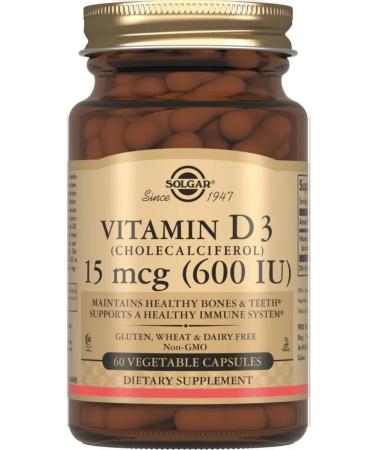 SOLGAR Vitamin D3 600 me