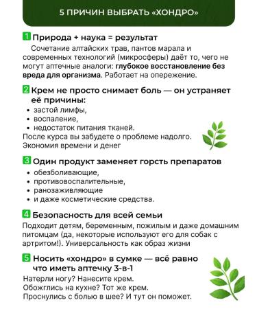 Biosan Khondro anesthetic cream for joints and muscles Chondro - Buy Online on GoSupps.com