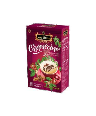 King Coffee Vietnamese coffee 3 in 1 cappuccino cinnamon (12 pac.*20g)