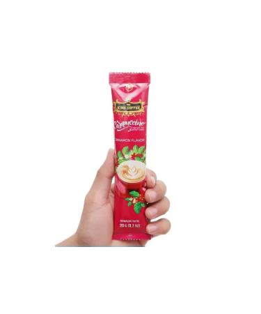 King Coffee Vietnamese coffee 3 in 1 cappuccino cinnamon (12 pac.*20g) - Buy Online on GoSupps.com