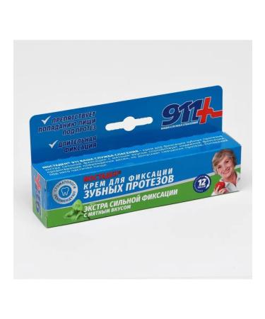 911 Cream "Mostaden" for fixing dentures - Buy Online on GoSupps.com