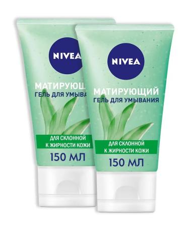 NIVEA Gel d washing d oily skin matting 150ml-2pcs