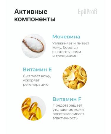 EpilProfi Legs with urea and vitamins from cracks - Buy Online on GoSupps.com